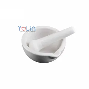 Physical experiment ceramic Mortar And Pestle White Porcelain Mortar and Pestle 6 cm/9 cm