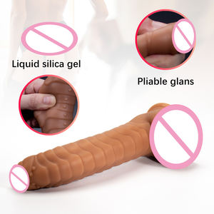 Nouveau gode de pénis réaliste Super réaliste grosse bite pénétration Double Anal Juguetes Sexuales vagin masturbateur jouets sexuels pour adultes - Product Image 4