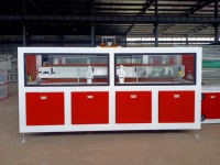 RUIJIE PVC UPVC grain de bois mousse pierre de rêve plafond cannelé impression murale 3D persienne panneau extrudeuse faisant la machine