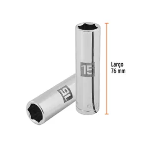 บ็อกซ์ 6 ซ็อกเก็ตยาว 15 มม., 6 จุด, ขนาด 1/2 นิ้ว, TRUPER - Product Image 3