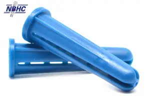NBHC025AN сделано в Китае, индивидуальные расширительные анкерные якоря для гипсокартона, синие конические Якорные пластиковые настенные заглушки, пластиковый анкер