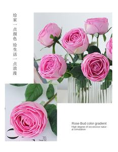 Roses artificielles faites à <span class=keywords><strong>la</strong></span> main, toucher réel, vente en gros, roses longue durée pour <span class=keywords><strong>la</strong></span> décoration de <span class=keywords><strong>la</strong></span> maison, mariage, Saint-Valentin - Product Image 4