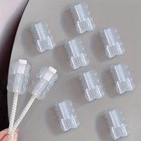 Protector de Cable de Carga para Teléfono, Protector de Cable USB Transparente, Lindo, para iPhone 18w 20w