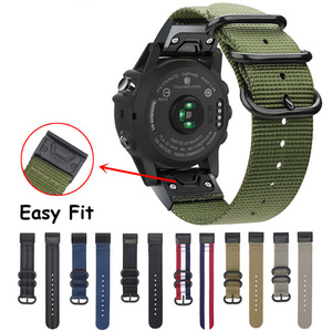 <span class=keywords><strong>Correa</strong></span> de nailon <span class=keywords><strong>Quickfit</strong></span> de 20, 22 y <span class=keywords><strong>26</strong></span> mm para Garmin Fenix 8, 51, 47MM, 7, 7X, 6X Pro, 5X Plus, Epix, <span class=keywords><strong>correa</strong></span> de reloj inteligente para Garmin Enduro/Tactix - Product Image 2