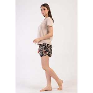 เสื้อแจ็คเก็ตทรงโอเวอร์ไซส์ คอโอ แขนสั้น สำหรับผู้หญิง ชุดสวยหรูสำหรับใส่ในชีวิตประจำวัน - Product Image 3