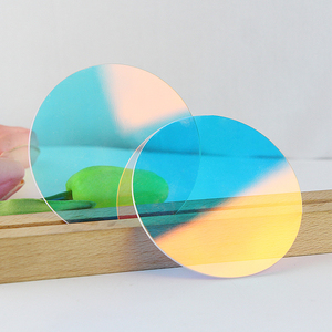 1-6mm 무지개 홀로그램 다이크로익 아크릴 레인보우 시트 아크릴 소재 이리데슨트 필름 시트 - Product Image 4