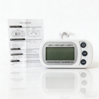 Thermomètre électronique multifonctionnel de laboratoire et domestique pour réfrigérateur, haute précision (-50°C à 70°C), en ABS, avec fonction mémoire