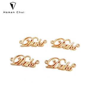 Brand logo <b>Sewing</b> <b>Bag</b> Accessories Golden Letter Metal Tag for Women Handbag - Product Image 3