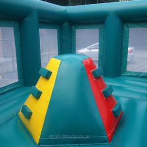 Château de saut gonflable en jungle pour enfants, qualité commerciale, intérieur, avec petite tour d'escalade, compatible avec <span class=keywords><strong>le</strong></span> standard australie, 6x5m, - Product Image 6