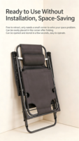 Lit inclinable pliable multi-positions réglable |   Lit d'appoint portable et chaise longue de camping avec tissu respirant