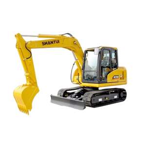 Excavatrice sur chenilles SHANTUI SE75W de 7,5 tonnes avec moteur Weichai, pompe PLC, boîte de vitesses, haute efficacité, garantie 1 an, prix usine, en stock - Product Image 1