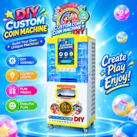 Mesin Vending Koin Kustom OEM ODM, Kios Foto Suvenir, Pemindaian Kode QR dan Unggah Desain Pribadi untuk Atraksi