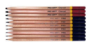 Profesional 10 unids arte lápices con 7 unids dibujando pecils y 3 unids lápices de carbón - Product Image 3