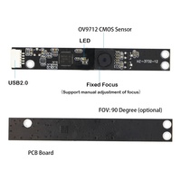 Obturateur roulant haute sensibilité 720P ordinateur portable Cmos OV9712 capteur d'image WXGA 1mp reconnaissance faciale Smart Home Module de caméra Usb OEM