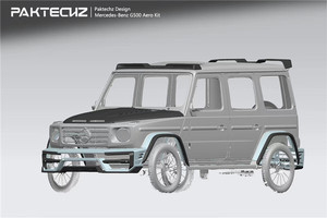 Kit de Carrocería para Mercedes-Benz Clase G W464, Estilo PAK Mejorado, Parachoques de Fibra de Carbono, Alerón, Guardabarros, Capó, Luz Superior - Product Image 3