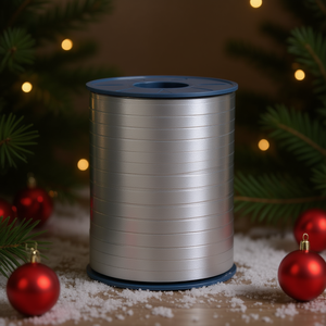 Cintas Plateadas para Decoración Navideña, 500m, Color Único, para Fiestas - Product Image 2