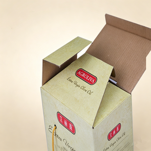 Cajas de Cartón Corrugado Kraft Impresas a Todo Color y de Tamaño Personalizado con Asas para Envasado de Vino, Licores, Whisky y Aceite de Oliva - Product Image 2