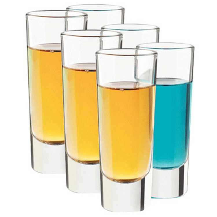 Wholesale Frosted Colored Custom shot glasses 60ML 2oz shot glass