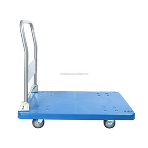 Troli Platform lipat tugas berat, troli tangan datar Platform lipat plastik 200 kg 400kg 1000kg - Product Image 3