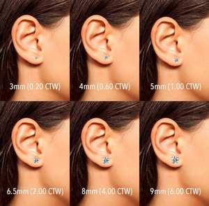 Pendientes de Diamantes de Alta Calidad con Acabado Brillante para Mujer, Plata de Ley 925, Joyería Fina de Lujo, Colección de Moda - Product Image 3