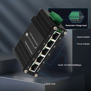 Mini công nghiệp 5-Port Gigabit chuyển đổi Wall Mount <span class=keywords><strong>Din</strong></span> Rail 10/100/1000Mbps <span class=keywords><strong>Ethernet</strong></span> chuyển đổi với 10Gbps Công suất - Product Image 6