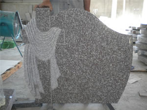 Похоронное оборудование, надгробие, черный/серый/красный гранит, мусульманский/Хэллоуин, памятный камень - Product Image 2