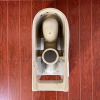 Ensemble WC moderne en céramique à double chasse sans bride, à deux pièces, avec siphon en S de 200 mm, pour l'Europe