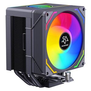 Snowman <span class=keywords><strong>CPU</strong></span> làm mát không khí PC FAN COOLER 4 ống dẫn nhiệt Bộ vi xử lý nhiệt tản nhiệt cho LGA 1851 1700 1200 1366 115x AM5 AM4 Máy tính để bàn PC - Product Image 1