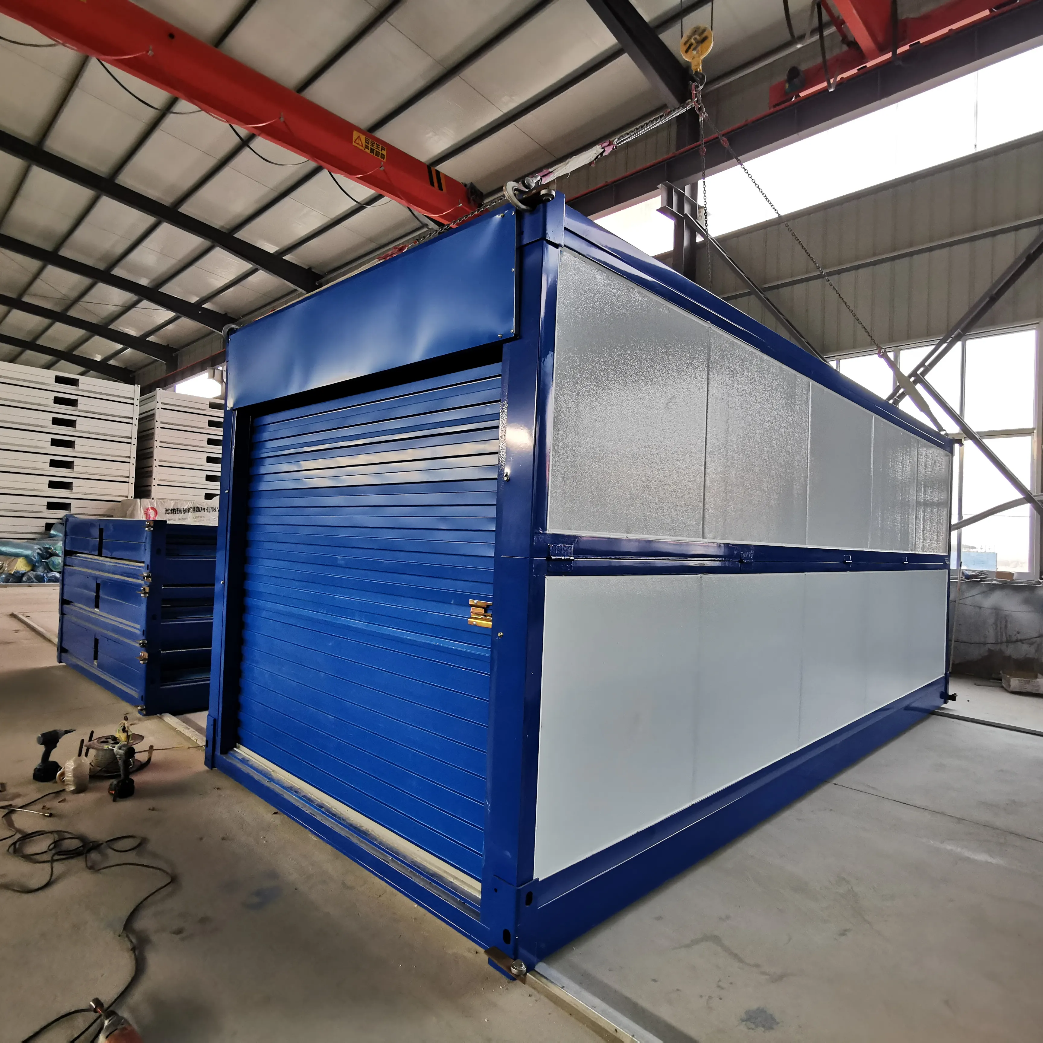 Taşınabilir cep katlanabilir genişletilebilir küçük ev prefabrik ev konteyner depolama