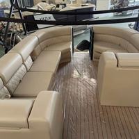 Nouvelle énergie bateau de fête commerciale bateau potoon en aluminium 25ft 26ft 30 pieds sport relaxant ponton bateau de vitesse