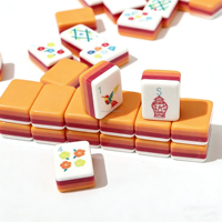 Auténtico Mahjong Americano de Lujo, 160 Piezas, Moderno, Portátil, de Alta Calidad, Ecológico, Resistente al Agua, Duradero, Acrílico de 4 Capas