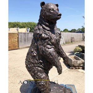 Patung taman hewan beruang kutub realistis, patung <span class=keywords><strong>Churchill</strong></span> beruang kutub - Product Image 3