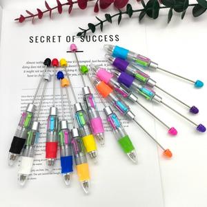 Prix usine mode haute qualité à la mode quatre couleurs stylo perlé bricolage stylo cadeaux promotionnels - Product Image 2