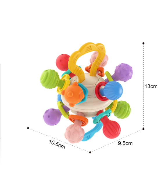 Colorful Soft Plastic Children s Teether
