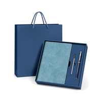 Ensemble cadeau de carnet de notes d'affaires de luxe, carnet A5 à couverture rigide avec stylo métallique, logo personnalisé, carnet de notes de bureau
