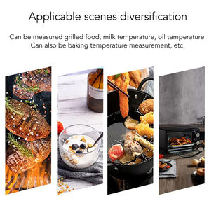 Thermomètre numérique polyvalent avec rétroéclairage, verrouillage de la température et ouvre-bouteille pour la viande et les boissons - Product Image 6