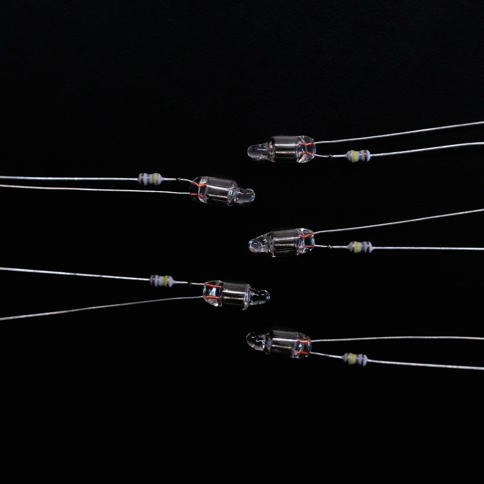 Huada Brand Neon Indicator Lamp Bulb - Transparent Standard LED with Long Life