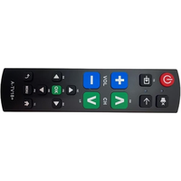 Control Remoto Universal A-TV18+ para Muchas Marcas, con Funciones de Aprendizaje, Botones Grandes, para Personas Mayores