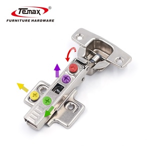Charnières <span class=keywords><strong>de</strong></span> luxe Temax pour meubles <span class=keywords><strong>de</strong></span> <span class=keywords><strong>cuisine</strong></span>, charnières <span class=keywords><strong>de</strong></span> <span class=keywords><strong>porte</strong></span> <span class=keywords><strong>de</strong></span> placard 3D pour armoires en bois - Product Image 2