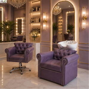 Sillón <span class=keywords><strong>de</strong></span> lavado <span class=keywords><strong>de</strong></span> cabello/peinado infantil 2026 dorado y rosa, económico, <span class=keywords><strong>para</strong></span> spa capilar - Product Image 1