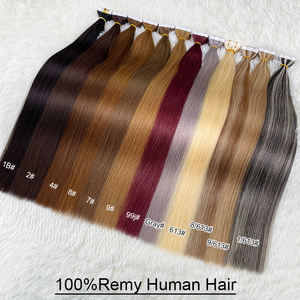 Vente en gros Extension de cheveux humains brésiliens à double tirage européens Bande de cheveux Remy Bande dans l'extension de cheveux - Product Image 5