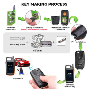 Chìa khóa điều khiển từ xa đa năng XHORSE XEB510EN B5 Super Remote Key 3 nút với chip siêu vi mô XT27B dành cho loại B5, dùng được với VVDI2 VVDI Key Tool Max Pro - Product Image 6