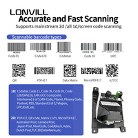 Lecteur de codes-barres CMOS haute résolution LONVILL, design ultra-fin et compact, intégration facile, pour kiosque en libre-service