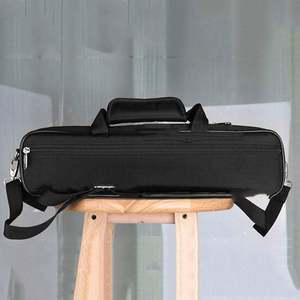 Estuche de flauta negro fuerte, duradero y de moda, Asa de bolsa de transporte y correa para el hombro - Product Image 3