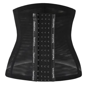 Most Popular High-End Seamless Thin Nine-Bone Abdominal Belt Cool Breathable Sport Girdle Butt Lifting 3XL Knitted Spandex Waist