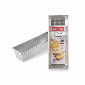 Stampo Ecologico per Plumcake 30x11x8 cm in Acciaio Stagnato, Forma di Numero e Fiore, Stampo in Silicone per Fondente, Utensili per Pasticceria Confezionati - Product Image 2