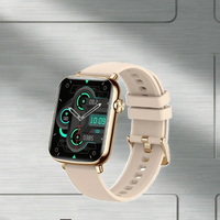 Montre connectée Android avec écran TFT carré de 1,83 pouce, étanche IP67, bracelet en caoutchouc pour hommes et femmes, pour appels, suivi de la santé et du sommeil