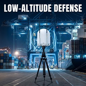 Système de détection de drones NewFly DR200-A 10 km, système de surveillance UAV à bande complète 70 MHz-8 GHz avec suivi du point de décollage du <span class=keywords><strong>pilote</strong></span> - Product Image 1