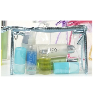 Portable Waterproof Eco-friendly Transparent PVC Makeup <b>Bag</b> <b>Travel</b> Clear PVC <b>Wash</b> Toiletry Cosmetic <b>Bag</b> With Custom Logo - Product Image 6