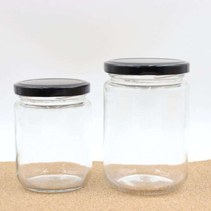 Wide Mouth Luxury Cylinder Pickles Glass Canning Jar 101-200ml Clear Airtight Durable Classic Design Mason Glass Bottle - Product Image 2